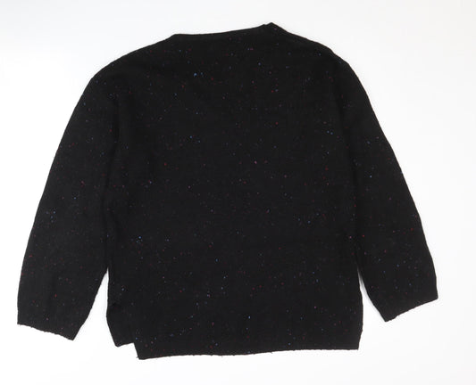 Womens UK Size S Marks and Spencer Black Pullover Jumper