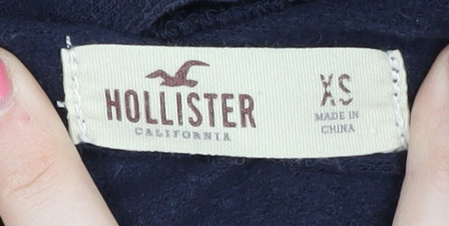 Hollister Women's Blue XS Pullover Hoodie