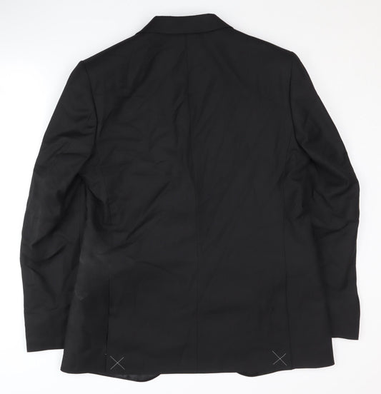 Mens UK Size 42 Marks and Spencer Regular Black Suit Jacket