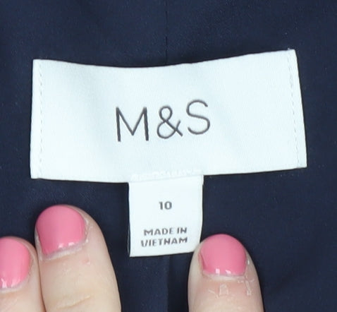 Marks and Spencer Women's Blue Blazer Size 10