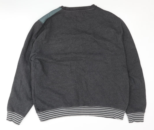 Mens UK Size XL Original Penguin Grey Pullover Sweatshirt