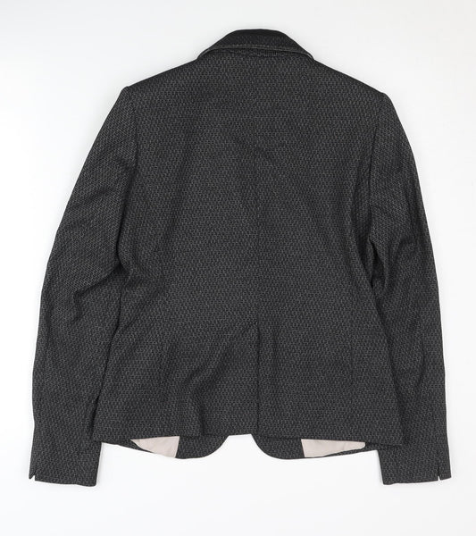 Next Petite Women's Black Blazer, Size 10, Lined, Workwear