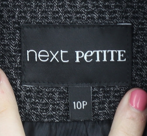 Next Petite Women's Black Blazer, Size 10, Lined, Workwear