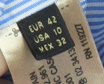 Massimo Dutti Women’s Blue V-Neck Sleeveless Shift Dress