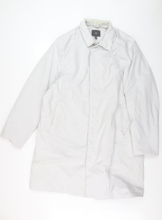 Womens UK Size XL H&M White Basic Jacket