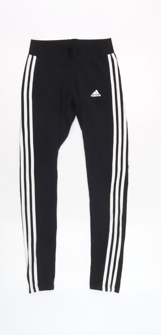 Additional front view of Adidas Women's Black XS Track Leggings