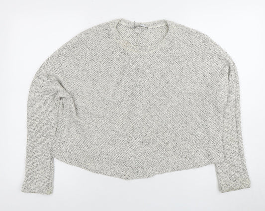 Womens UK Size M Mango Grey Pullover Jumper