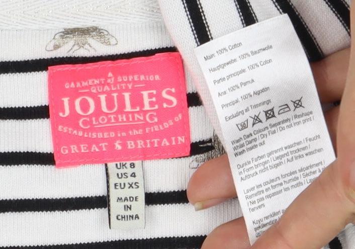 Womens UK Size 8 Joules Multicoloured Tunic T-Shirt