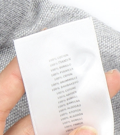 Ben Sherman Men's Grey Cotton Polo Shirt Size M