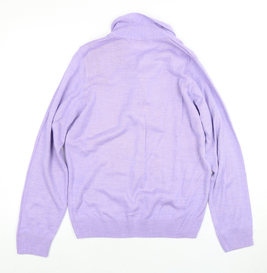 Honor Millburn Women’s Purple High Neck Jumper S