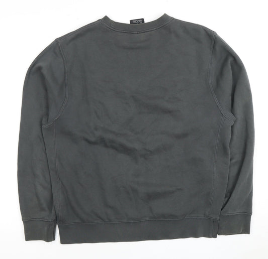 Mens UK Size S Nike Grey Pullover Sweatshirt
