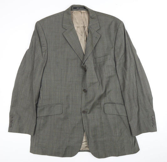 Jeff Banks Men's Grey Blazer 42 Regular