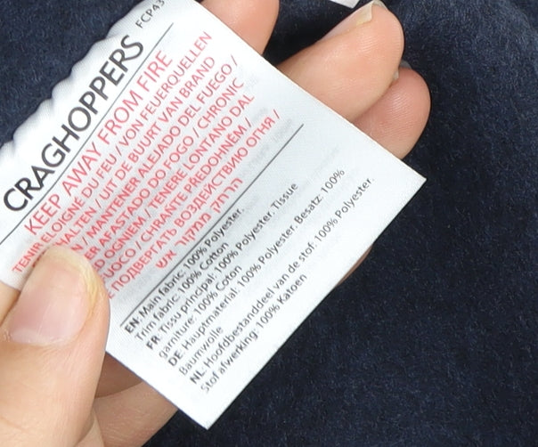 Craghoppers Women's Blue Pullover Hoodie, Size 12