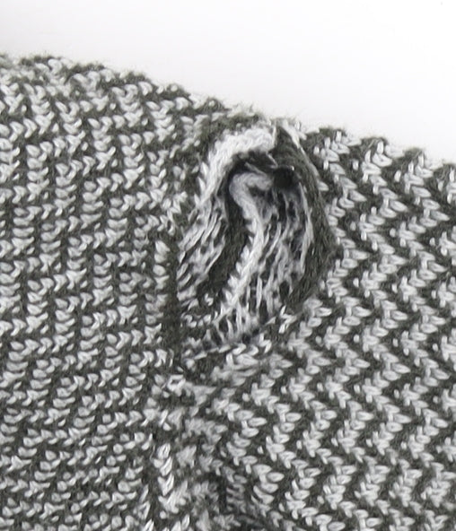 Jeff Banks Men's Green XL Herringbone Pullover Jumper