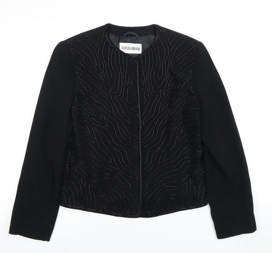Womens UK Size 10 Windsmoor Black Suit Jacket