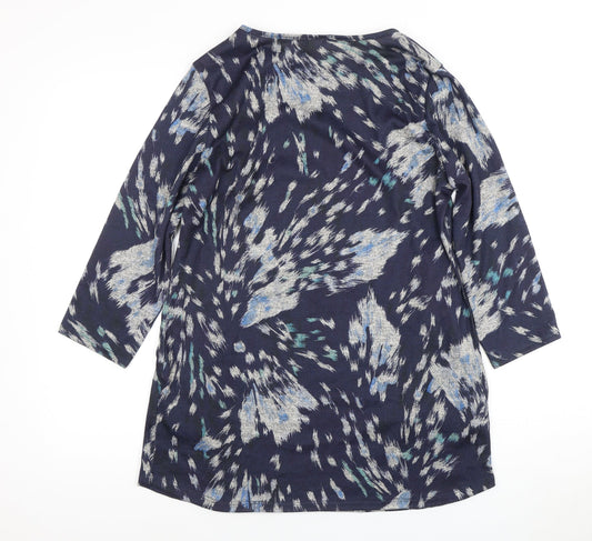 Womens UK Size 10 Roman Multicoloured Tunic T-Shirt