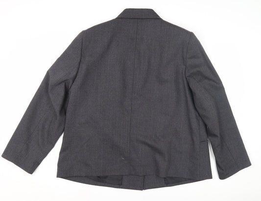 Womens UK Size 18 No Data Grey Basic Jacket
