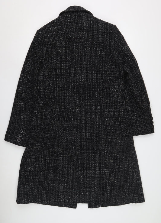 Autonomy Women's Black Wool Blend Coat Size 12