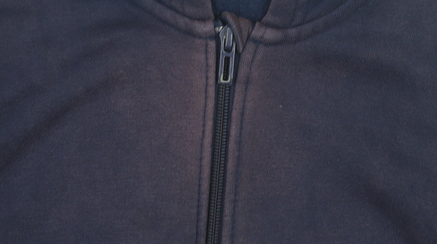 Adidas Boys Navy Full Zip Hoodie 11-12 Years