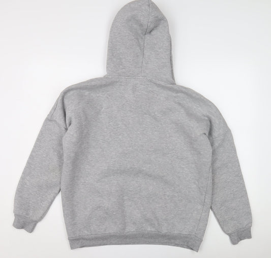 Superdry Unisex Grey Pullover Hoodie - M Premium