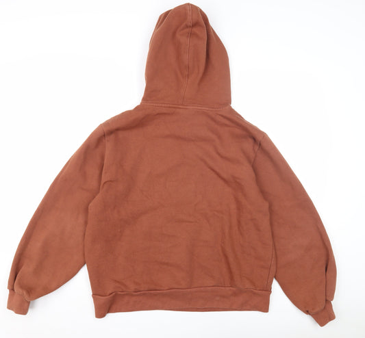 Adidas Women's Brown Pullover Hoodie, Size 6, Casual