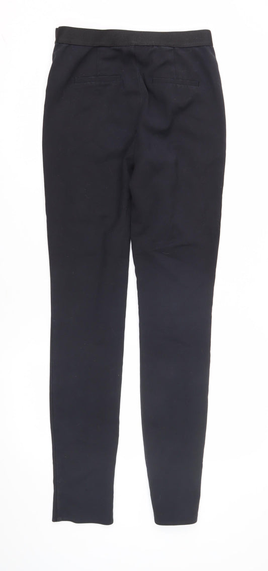 Womens UK Size 8XL NEXT Slim Fit Skinny Black Trousers