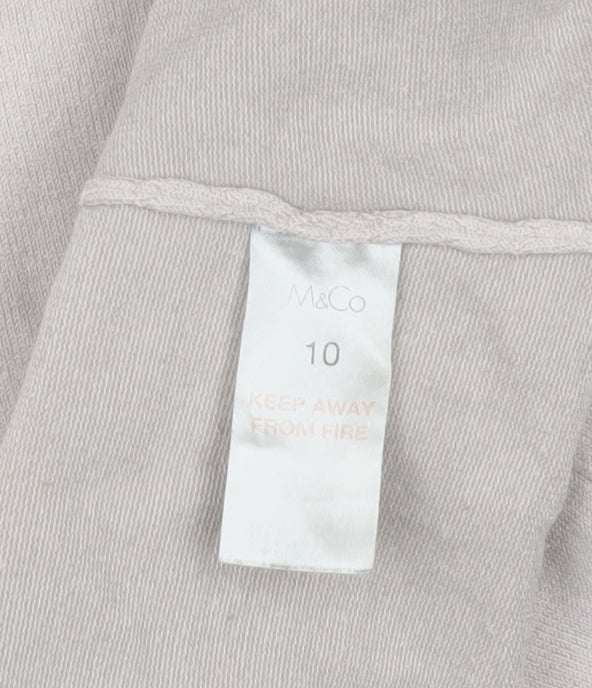 Womens UK Size 10 M&Co Ivory Pullover Jumper