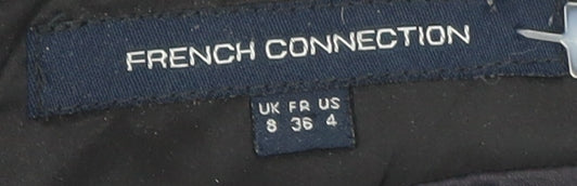 French Connection Women's Black Halter Dress Size 8