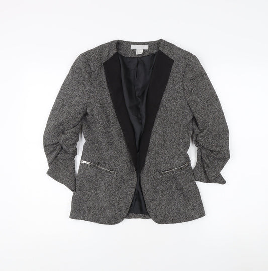 Womens UK Size 6 H&M Regular Grey Blazer