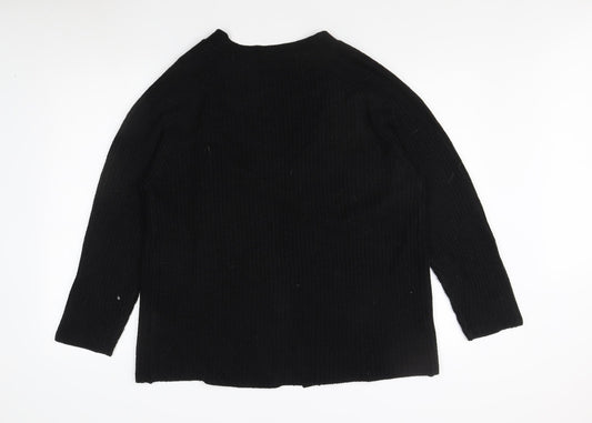 Womens UK Size 12 Brave Soul Black Cardigan Jumper