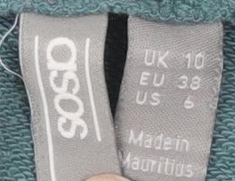 Womens UK Size 10 ASOS Green Pullover Sweatshirt