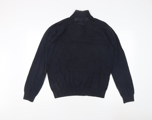 Wolsey Men's Black High Neck Pullover Jumper M