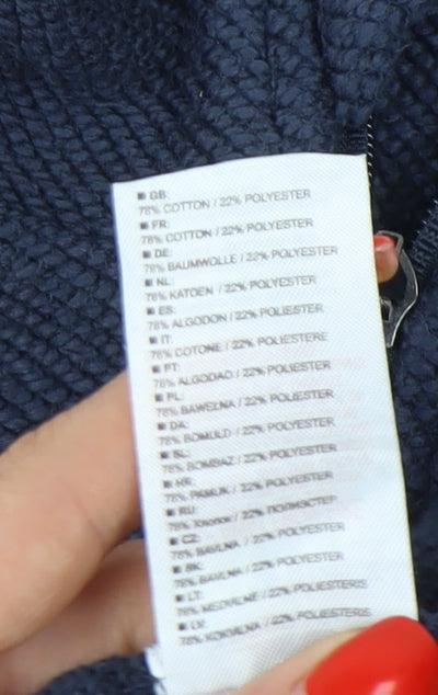 Trespass Men's Blue 1/4 Zip Sweatshirt Size M