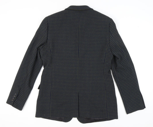 ASOS Men's Blue Green Check Blazer 42 Long