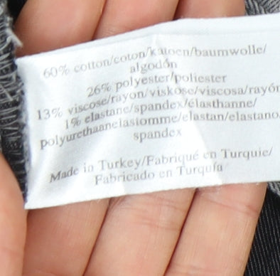 Laura Ashley Women's Grey Straight Trousers - Size 12