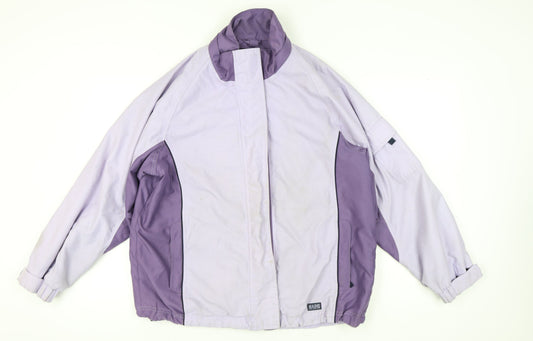Womens UK Size 16 Maine New England Purple Rain Coat