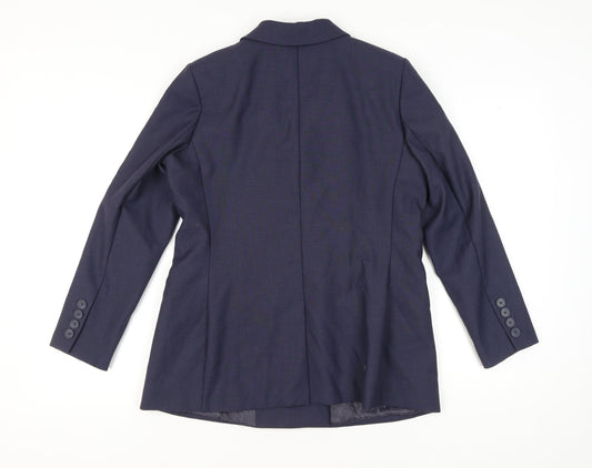 Autograph Women’s Blue Double Breasted Suit Jacket