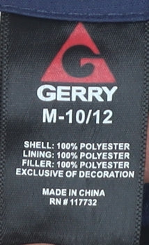 Gerry Boys Blue Black Ski Jacket M Size 10 Winter