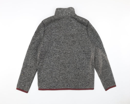 Mens UK Size S Hollister Grey Basic Jacket