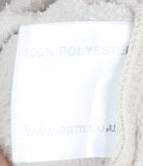 Womens UK Size M EWM Beige Basic Jacket