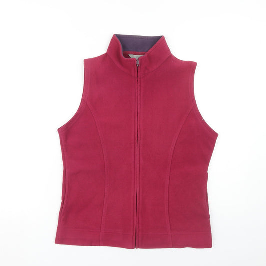 Womens UK Size S EWM Red Gilet
