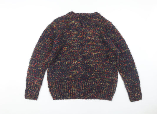 Womens UK Size M ISLE Essentials Multicoloured Pullover Jumper