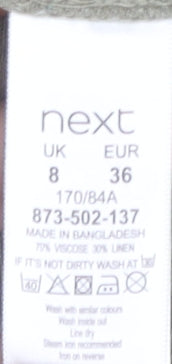 Next Women's Green Button Front Dress Size 8