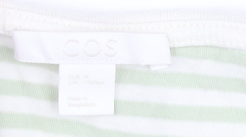 Womens UK Size M COS Green Basic T-Shirt