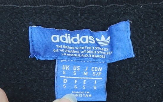 Adidas Men's Black Pullover Sweatshirt S