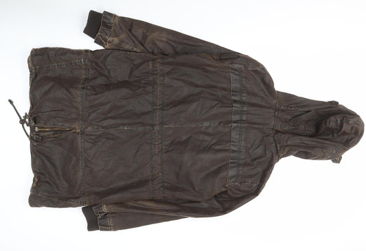 Marks & Spencer Women's Brown Parka Jacket Size 14