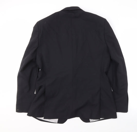 Mens UK Size 42 Daniel Hechter Regular Black Suit Jacket