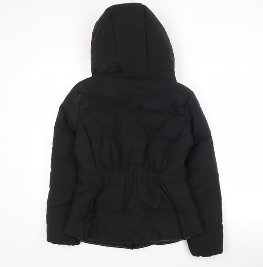 Quiz Women's Black Puffer Jacket Size 6