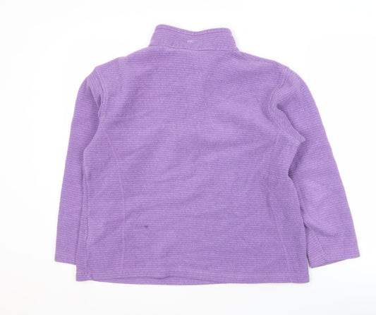 Regatta Women's Purple Sweatshirt Size 14 High Neck Outdoor