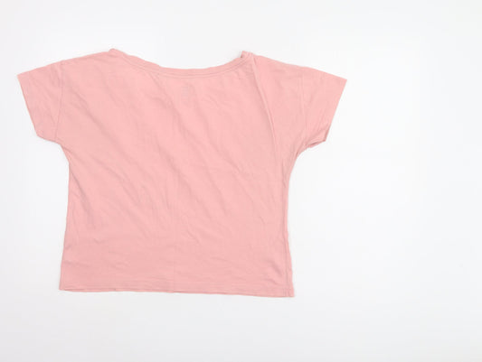 Jack Wills Women’s Pink Crew Neck T-Shirt Size 8